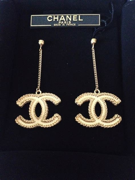 large chanel cc logo earrings|authentic chanel cc logo earrings.